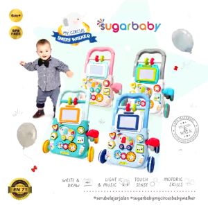 Sugar Baby My Circus Push Walker (Baby Walker)/ Mainan Dorong Bayi/Sugar Baby Mini Car Walker