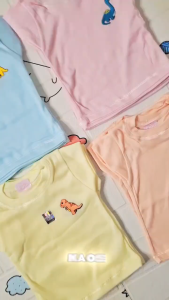 6 Pcs Kaos bayi lengan pendek BORDIR Kaos OBLONG bayi / Kaos Bayi Lengan Pendek Bordir Enjie SNI / Kaos Oblong Bayi Perempuan Dan Laki-Laki