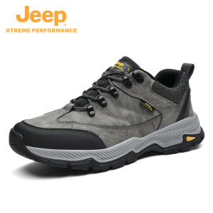 Jeep | Jeep Genuine Mens Outdoor Spring Climbing Shoes Lightweight Casual Hiking Shoes Anti-slip Sports Shoes Breathable Comfortable
