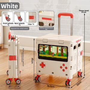 ZHUOLESHI | Multifunctional Foldable Trolley Cart