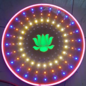 Đèn Thờ Hào Quang MICA Led ( Hình vạn - Hình sen ) Siêu Sáng