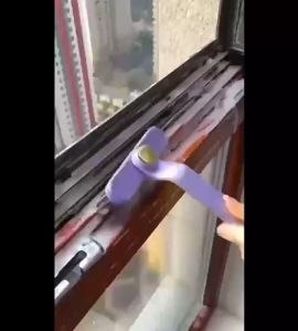 Sikat Wiper Mini Sikat Pembersih Celah Sudut Dengan Gagang 360 Derajat /Sikat Pembersih Jendela Lantai Dapur 3IN1