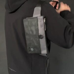 Comelnya Men Nylon Crossbody Bag Premium Quality Army Stripe Durable Beg Silang Nylon Kualiti Premium Desain Loreng