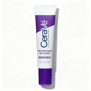 CeraVe Skin Renewing Eye Cream Daily Care Under Eye Cream with Peptides Caffeine Niacinamide Paraben-Free 15ml