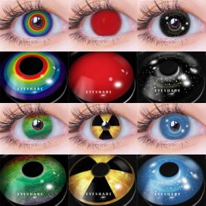 EYESHARE Halloween Colored Contact Lenses: 1pair(2pcs) Cosplay Beauty Makeup Lens
