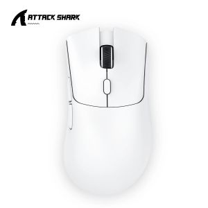 ATTACK SHARK | ATTACK SHARK R1 Tri-Mode Gaming Mouse 65H Battery 300mAh PAW3311 Sensor Macro Driver TTC Encoder for Office Windows