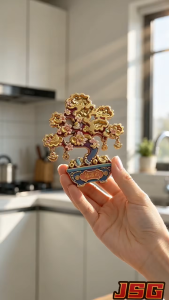 Lucky Money Tree Fridge Magnet Fortune Tree Decorative Refrigerator Magnet Home Kitchen Decoration