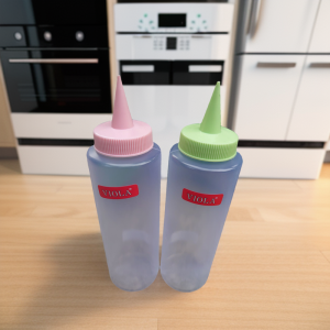 2pcs botol kecap 300ml/botol saus/botol mayones