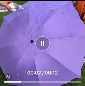 ร่มกันแดด เปลี่ยนลายดอกไม้ได้ ร่มพับได้กันแสง UV กันฝน วัสดุแข็งแรง ต้านลมได้ดี ร่ม 2 ตอน สไตล์เรียบง่าย รหัส 499