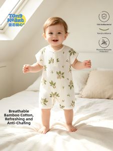 TONGLIANCHUXIN | Summer Breathable Baby Onesie Bamboo Cotton