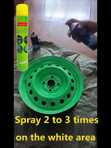 680ML 100x Super Fluorescent Green Yellow Spray Paint Multi-material compatible