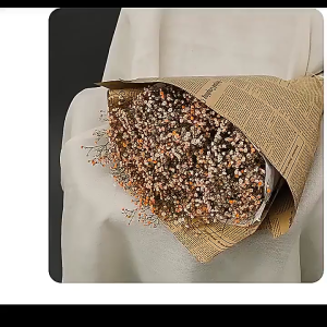 50*70cm Flower Packaging Material Kraft Paper English Newspaper Bouquet Gift Wrapping Paper