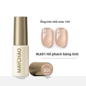 MAYCHAO | Sơn Gel Móng Tay Đỏ Trong Suốt Bền Lâu