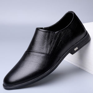 NUDANLAI | Leather Business Casual Men Shoes Soft Bottom