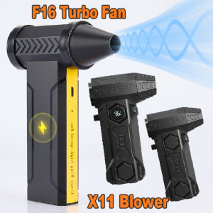 Electric Air Blower 160000 RPM Turbo Jet Fan Brushless Motor High-Speed Turbo Violent Fan USB Rechargeable Powerful Dust Blower