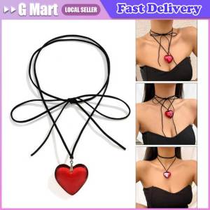 ⭐️【Local Warehouse】Ins Popular Exquisite Elegant Love Pendant Hip Hop Cute Heart-shaped Clavicle Chain Retro Necklace Jewelry