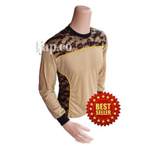 Baju Kaos Lapangan Pramuka Custom Sablon - Penguin Cream