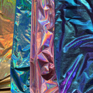 Laser Fabric Bright Color Hot Gold Fabric Stage Costume Background Decorative Cloth TJ22493