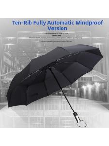 MOLORE | Three-fold Tensile Anti-wind All-weather Dual-use Umbrella