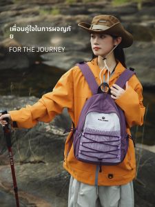 กระเป๋าเป้สะพายหลังใส่ของกลางแจ้งสำหรับเด็กและเยาวชน ความจุขนาดใหญ่ น้ำหนักเบา วัสดุผ้าไนลอน กระเป๋าเดินทางสำหรับผู้หญิง กระเป๋าเป้สะพายหลังสำหรับเด็กและเยาวชน