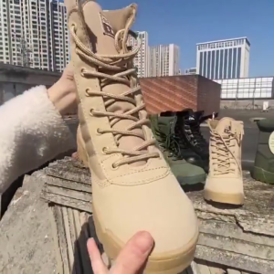 Tactical Boots for Men Ultralight Shoes Non Slip Biker Boots Casual Mountaineering Boots