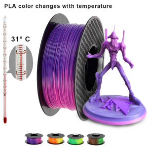 Thermochromic PLA Material for 3D Printer 1.75mm Diameter Color Changing Gradient Heat Sensitive Line Pen Filament 1kg