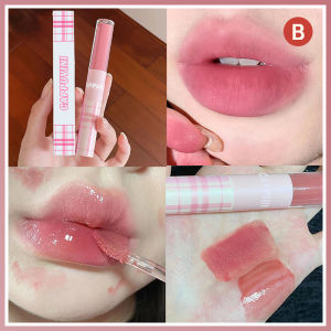 **Cappuvini Lipstick 2 in 1: Lip Gloss & Lip Glaze Untuk Bibir Romantic & Glasir**