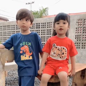 Kennai Set Kaos Anak Lengan Pendek NEW ADVENTURE 1-13 Tahun