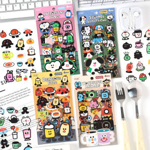 Stickers Punk | Waterproof Pet Stickers Fun Animal Prints 4 Pieces