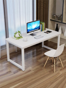 120/140CM Solid Wood Modern Simple Computer Table Office Desk Home Student Furniture Wood And Metal Study Desk Working Table