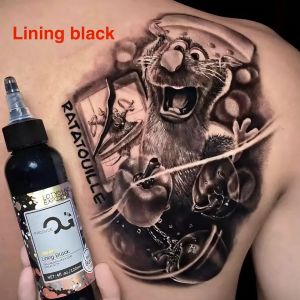 Mực xăm OG: Super Black Lining Black Cold Black - Mực xăm tattoo chính hãng OG chai 1oz 4oz 8oz