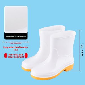 Oil-Resistant Anti-Slip Acid-Base Resistant Rain Boots