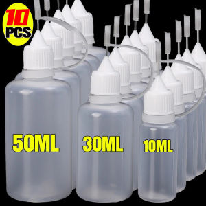 10PCS Precision Tip Applicator Bottles Needle Fine Tip Squeeze Glue Applicator Bottles for Quilling Craft Paint Clay Tools Gifts