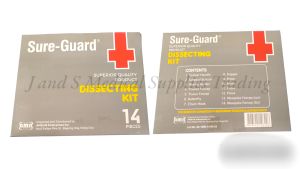 Sure-Guard Dissecting Kit Pack in a Leather Pouch (14pcs)