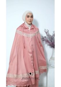 JUWITA - Mukena Dewasa Ammie Royal 2 in 1 Sutra Velvet Traveling