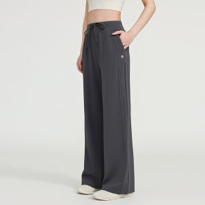 MaxRun World | Slimming Drapey Casual Sport Pants for Women Straight Leg Summer Wear
