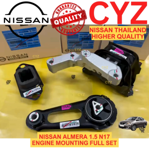 100% THAILAND NISSAN ALMERA 1.5 N17 ENGINE MOUNTING SET (NISSAN THAILAND)