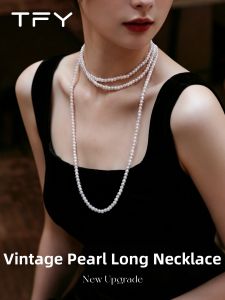 TFY | Retro Multilayer Stackable Advanced Versatile Pearl Necklace