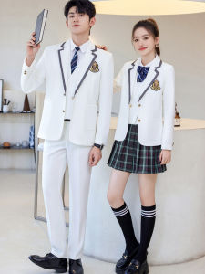 Professional JK Uniform Suit Set for Men And Women Student Performance Clothes Korean Style Vest Spring Autumn Outerwear