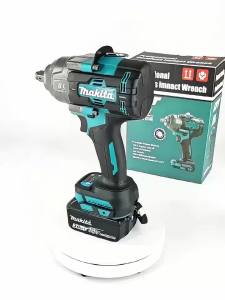 Makita | Cờ Lê Tác Động Không Dây Không Chổi Than Makita 1000N·m Mô-men Xoắn Cao 1/2 Inch Dùng Cho Việc Thay Lốp Xe Đua Và Siết Chặt Hạng Nặng Dụng Cụ DIY