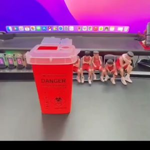 ถังสำหรับทิ้งเข็มสัก และอุปกรณ์สัก ขนาดเล็ก เเละ ใหญ่