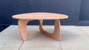 Noguchi Wood Coffee Table / Triangle Wood Coffee Table - FRM2010C-N