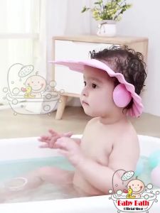 Children Sun Hair Cut Shower Curtain Cap Cover Ear Protection With Kids Baby Bath Hat Mandian Bidara Caps For Boy Girl
