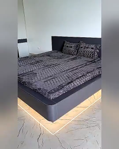 Bộ ga gối nỉ nhung in nổi họa tiết COCO Ga giường nỉ nhung bọc đệm chất liệu mềm mịn ấm áp đủ kt