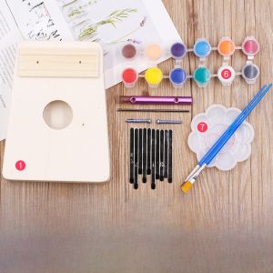 Handmade Wooden Ukelele DIY Kit Graffiti Painting Materials Package Childrens Craft Assembly Small Guitar Musical Instrument