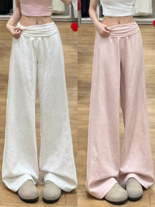 LANMENGYA | White Breathable Linen Wide Leg Pants High Waist