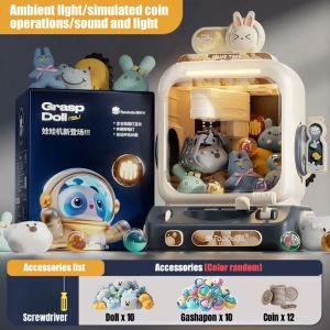 Dolls Claw Machines for Kids Arcade Games Mini Grab Vending Machine with Dolls Fidget Toys Claw Game Childrens Day Toy Gifts