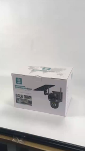 V380 WIFI/4G SIM Solar Camera 8MP Outdoor Waterproof IP Camera 4 K Dual Lens Full HD Color Night Vision Artificial Intelligence Bidirectional Detection CCTV Camera