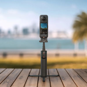 【STOCK】Original Insta360 X5/X4 Foldable 2-in-1 Selfie Stick Tripod 1/4" Mount Remote Control Grip Wand For Insta360 X4 Air/X5/X4 Accessories
