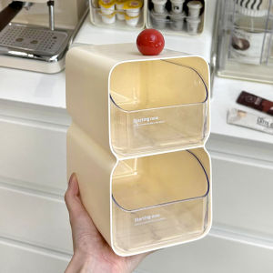 WEIAI | Cosmetic Storage Box with Desk and Bedside Drawers